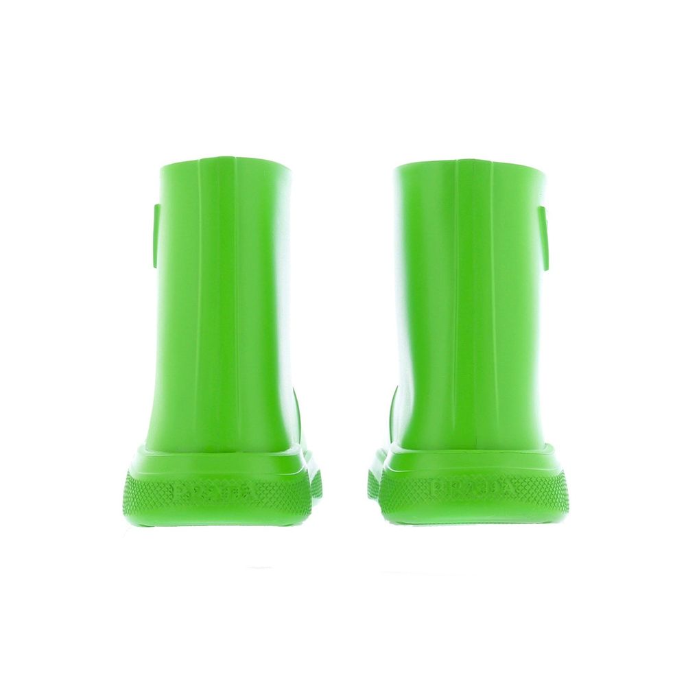 Bicolor Rubber Ankle Boots