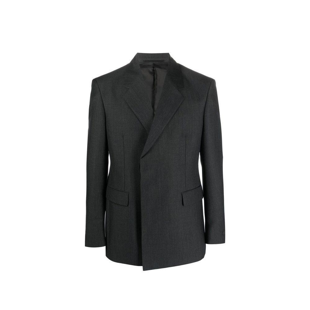 Gray Wool Blazer