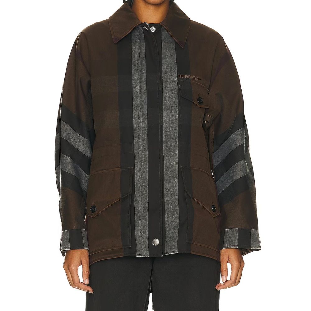 Brown Cotton Parka