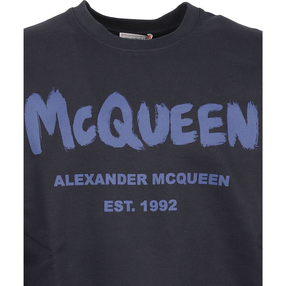 Blue Cotton Sweatshirt