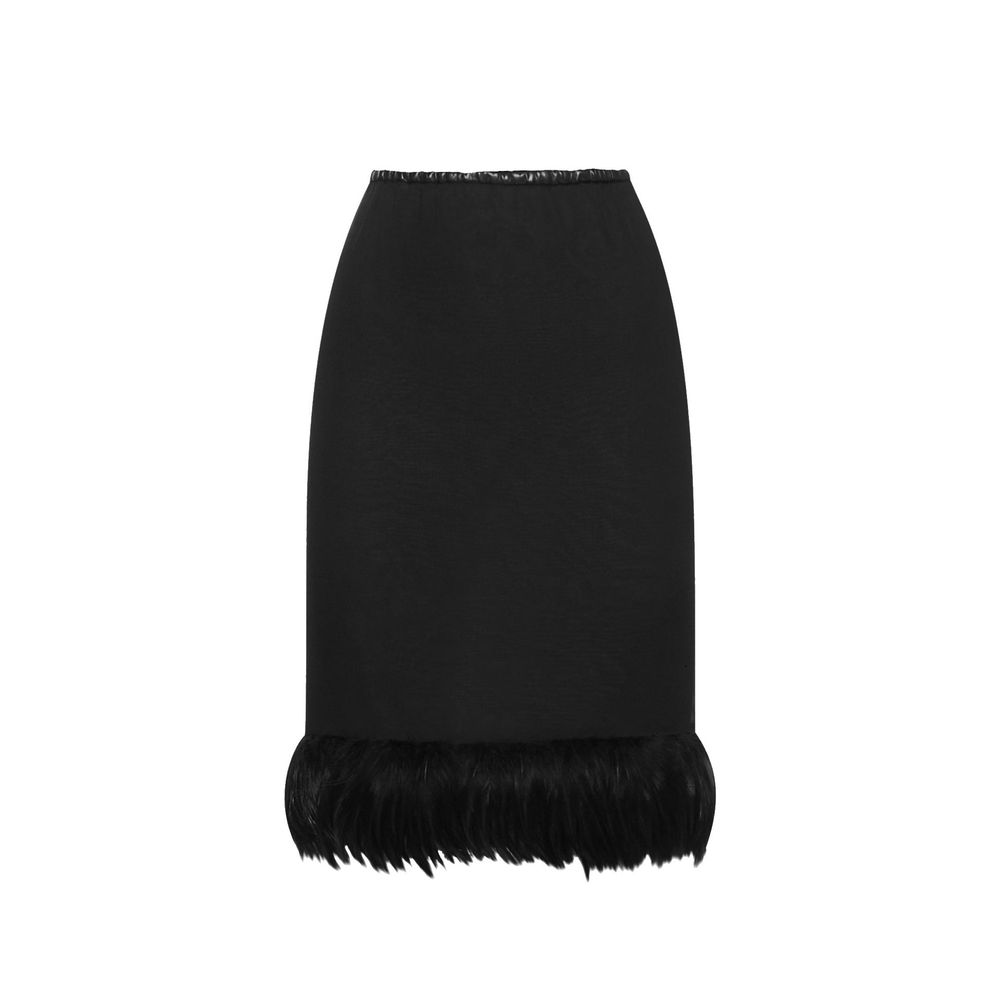 Black Silk Skirt