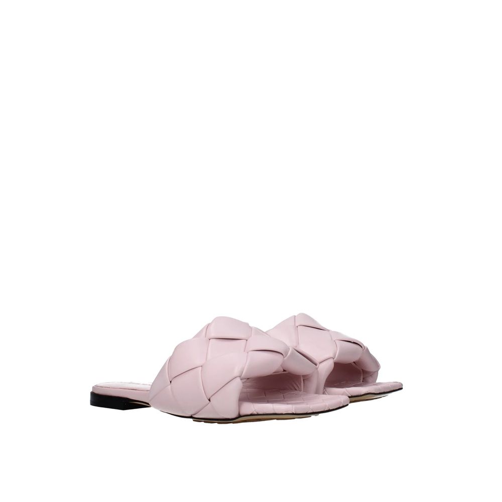 Multicolor Calfskin Flat Sandals