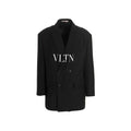 Black Silk Blazer