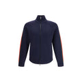 Blue Wool Full-Length Jacket