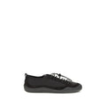 Black Fabric Athletic Sneakers