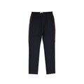 Blue Wool Casual Pants