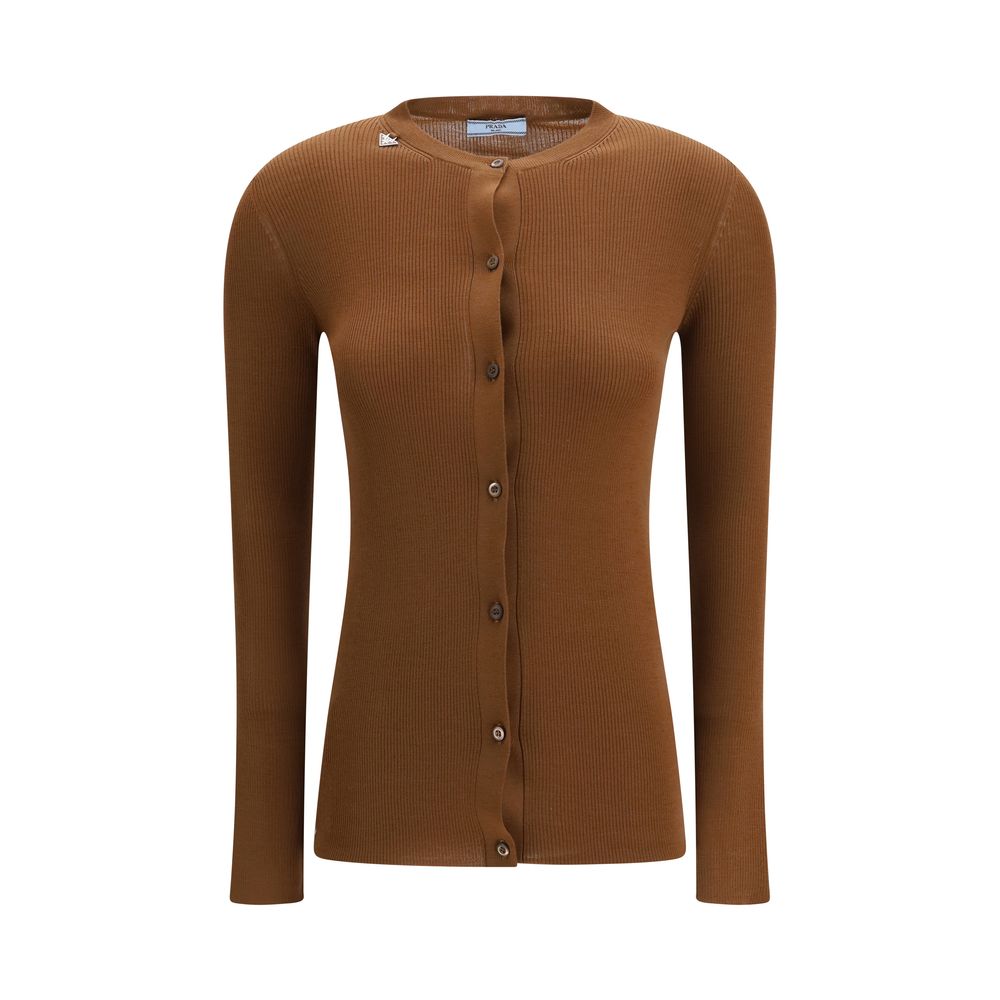 Brown Wool Cardigan