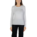 White Cotton Long Sleeve T-Shirt