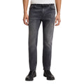 Gray Cotton Relaxed Fit Jeans