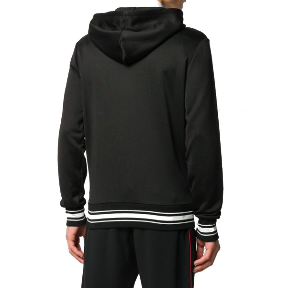 Black Cotton Sweatshirt
