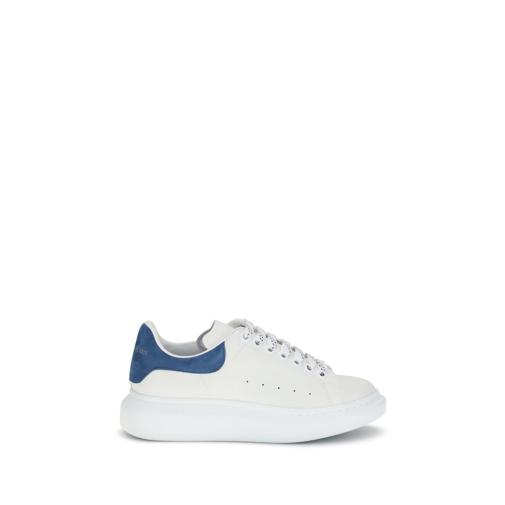 White Calf Leather Bos Taurus Platform Sneakers