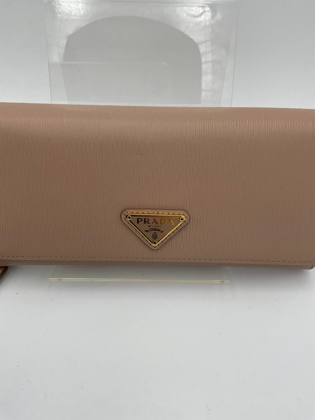 PRADA Powder Saffiano with Card Holder Wallet