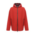 Red Polyamide Shell Jacket