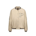 Beige Calfskin Bomber