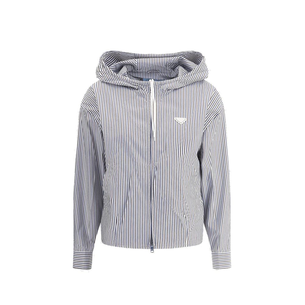 Blue Polyamide Shell Jacket