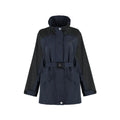Blue Polyamide Full-Length Jacket