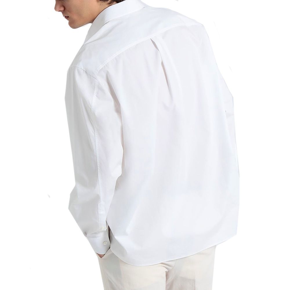 White Cotton Dress Shirt