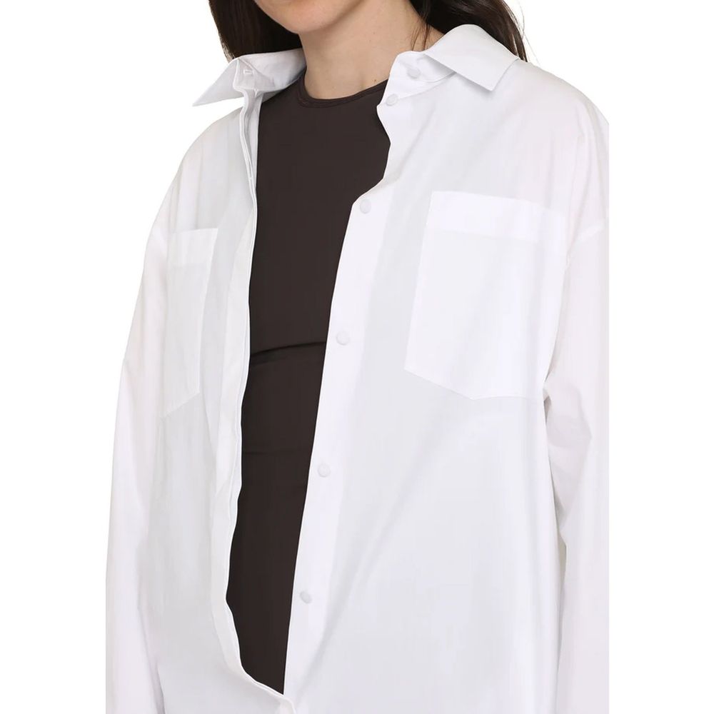 White Cotton Dress Shirt