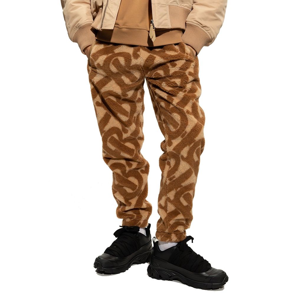 Brown Polyester Pants