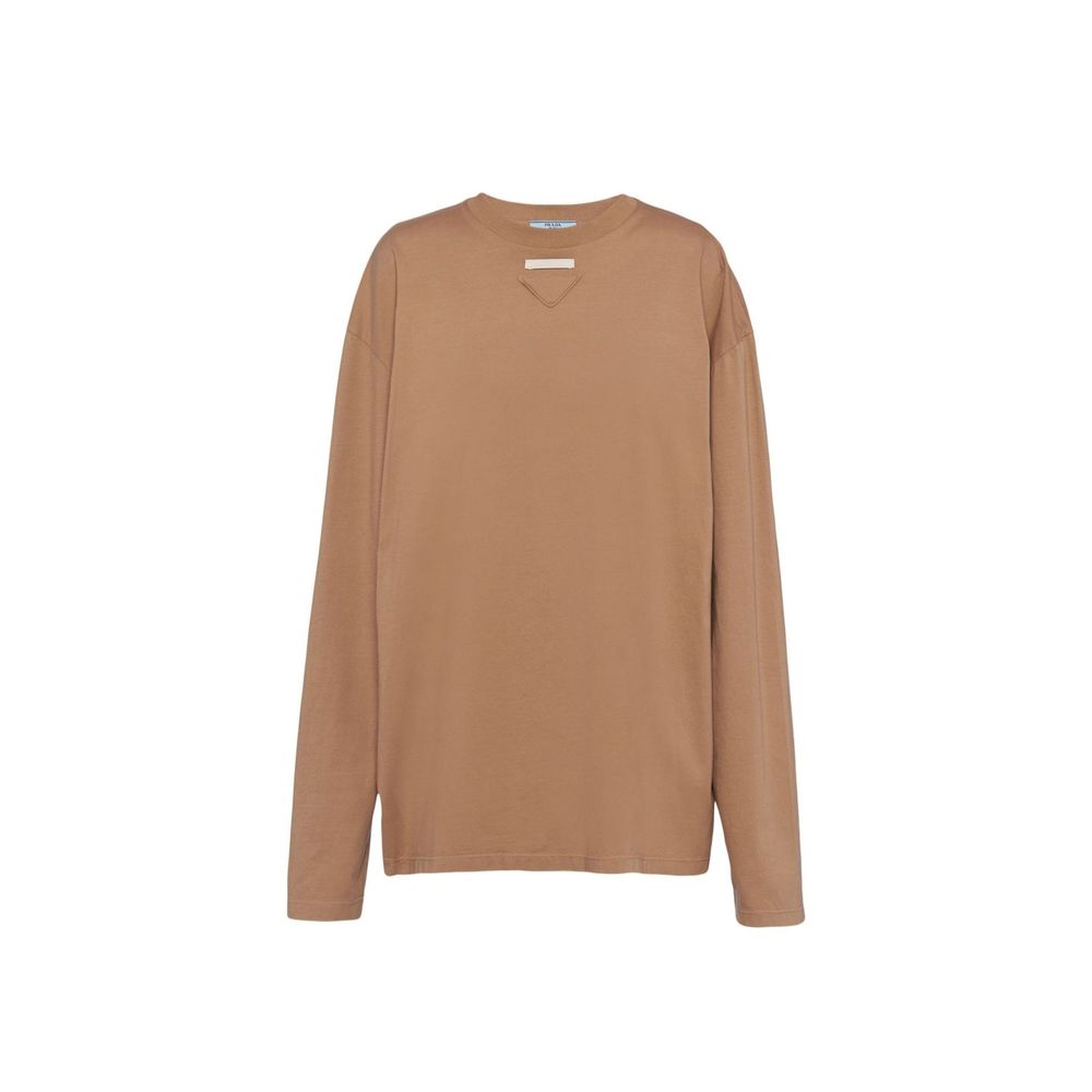 Brown Cotton T-Shirt
