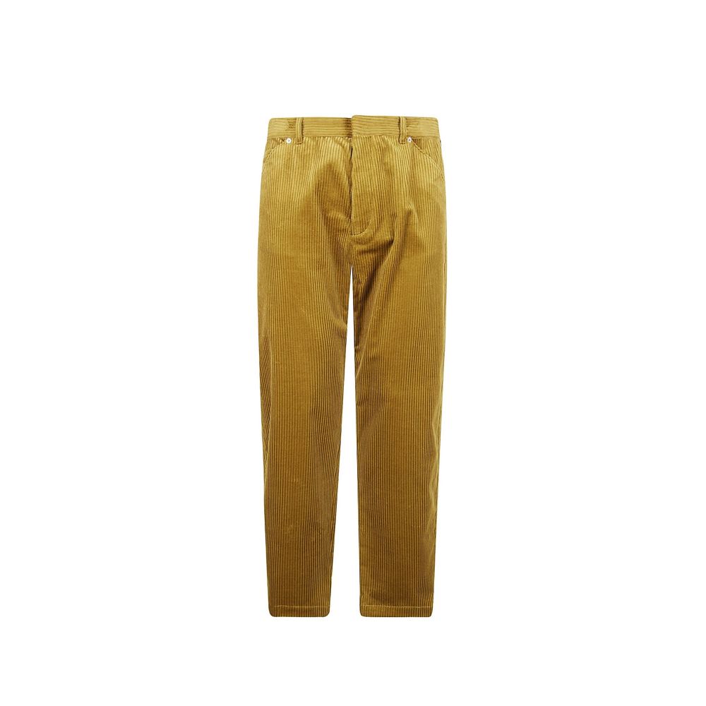 Multicolor Cotton Casual Pants