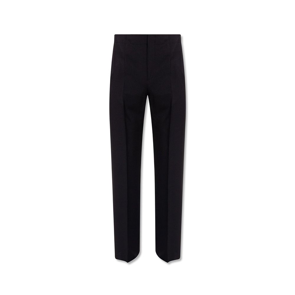 Blue Cotton Dress Pants