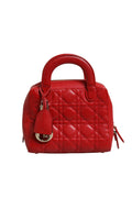 Small Dior Toujours Bag Black Macrocannage Calfskin