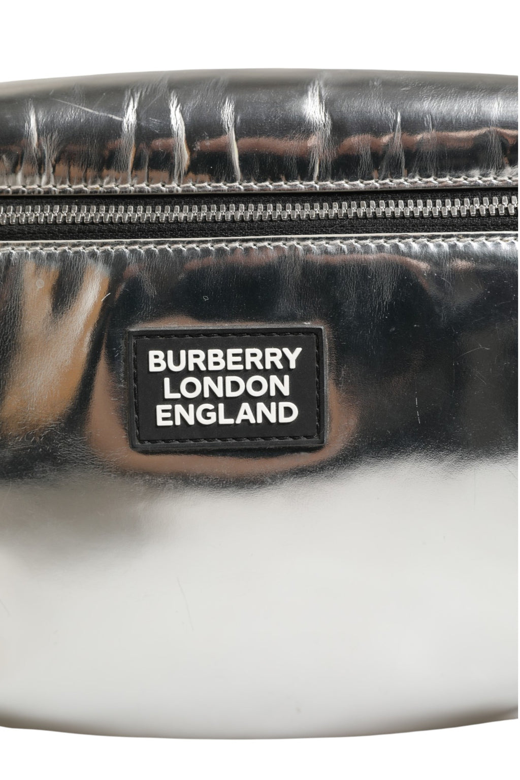 Belt bag Silver in Synthetic