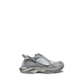 Gray Polyethylene Athletic Sneakers