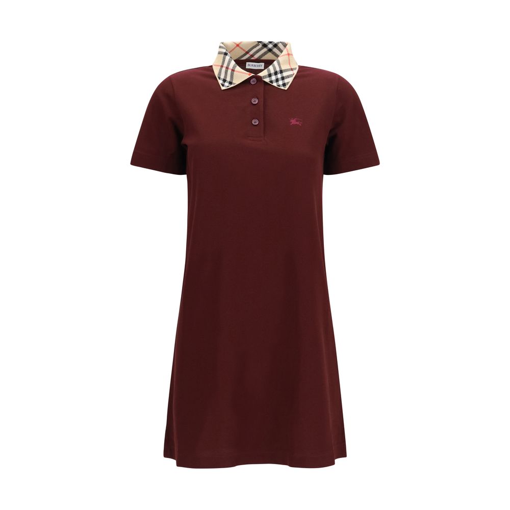 Bordeaux Cotton Casual Dress