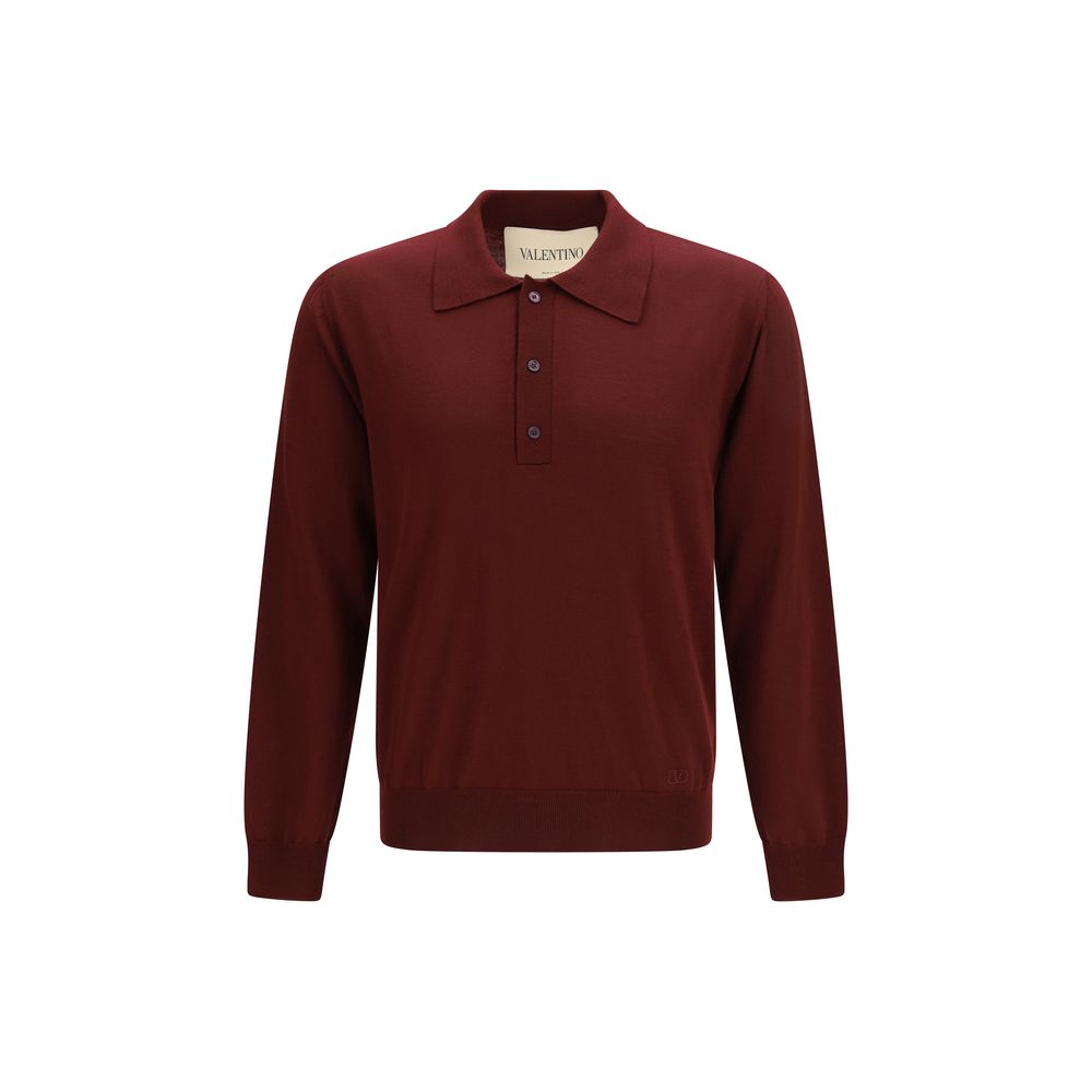 Bordeaux Wool Oves Aries Polo Shirt