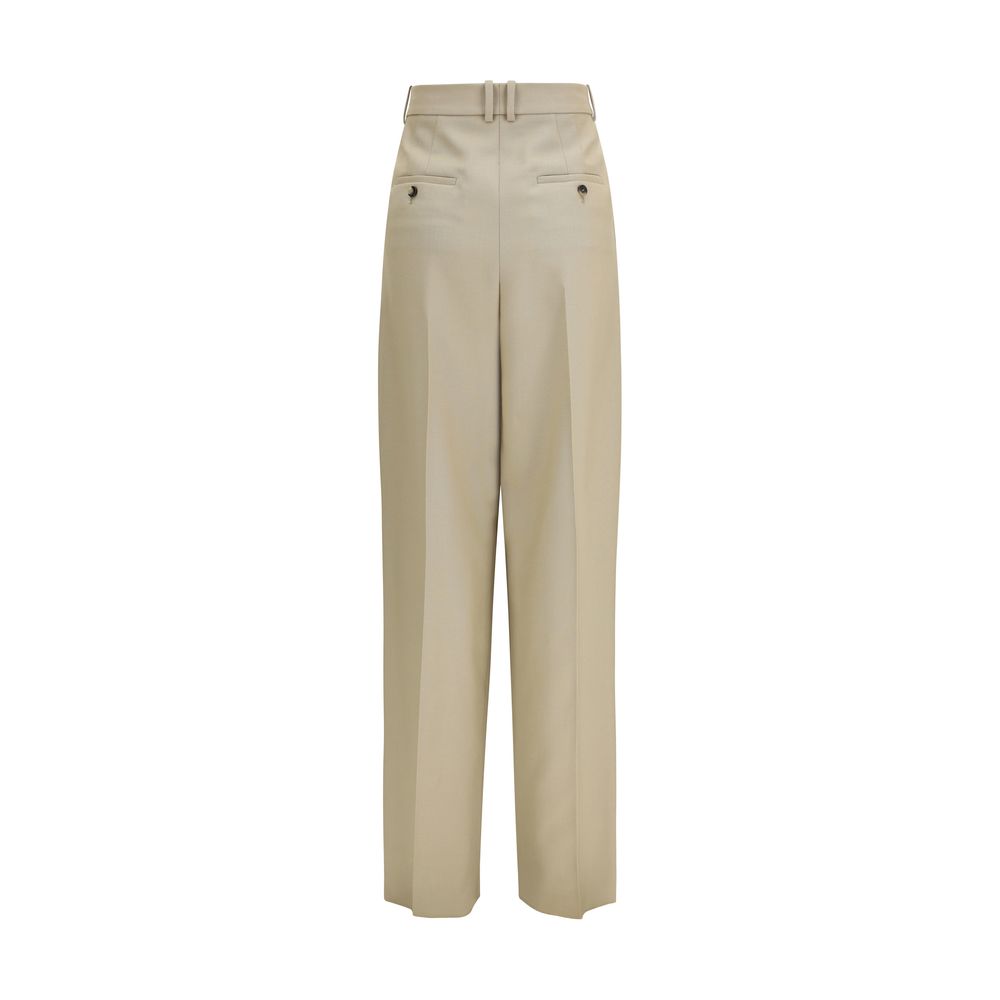 Beige Wool Oves Aries Dress Pants