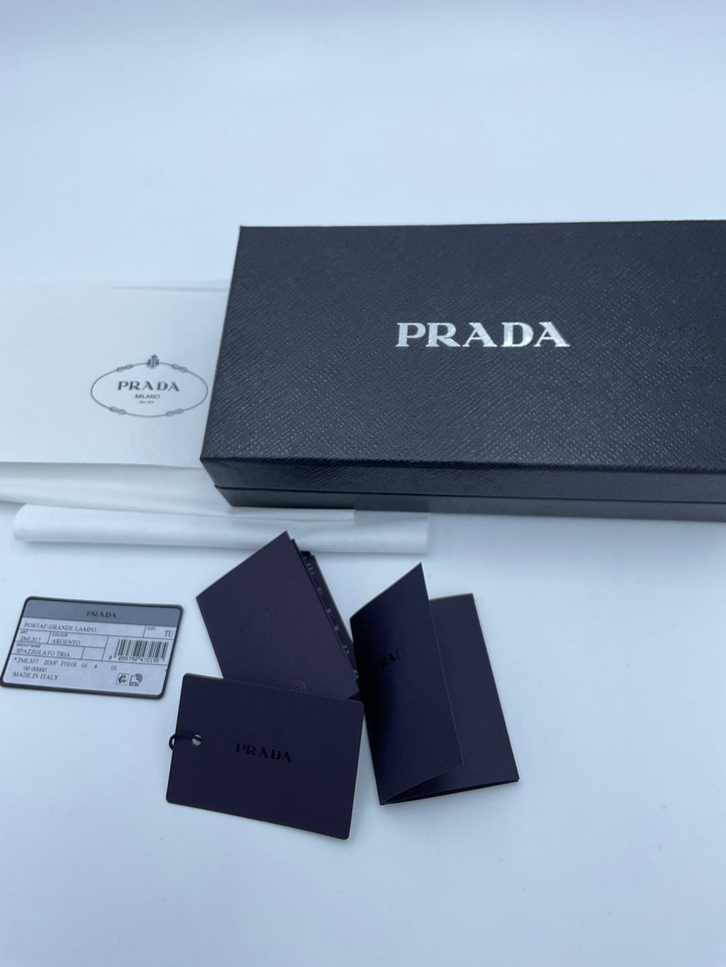 PRADA Laminated Leather Wallet