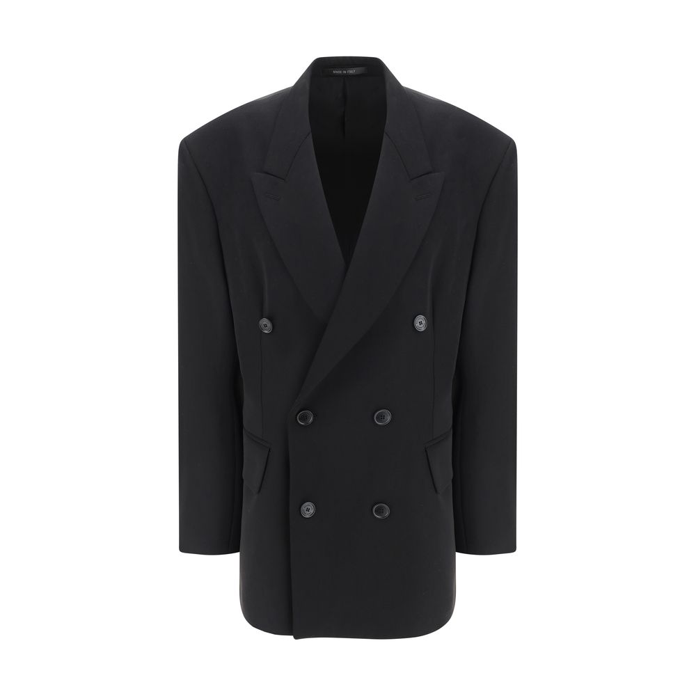 Black Wool Oves Aries Blazer