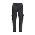 Black Polyamide Athletic Pants