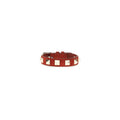 Red Calf Leather Bos Taurus Bracelet