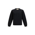 Black Cotton Sweatshirt
