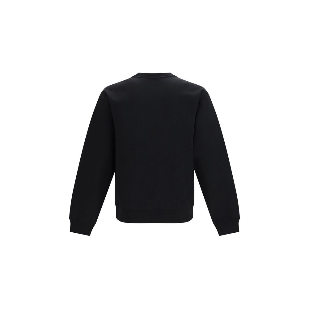 Black Cotton Sweatshirt