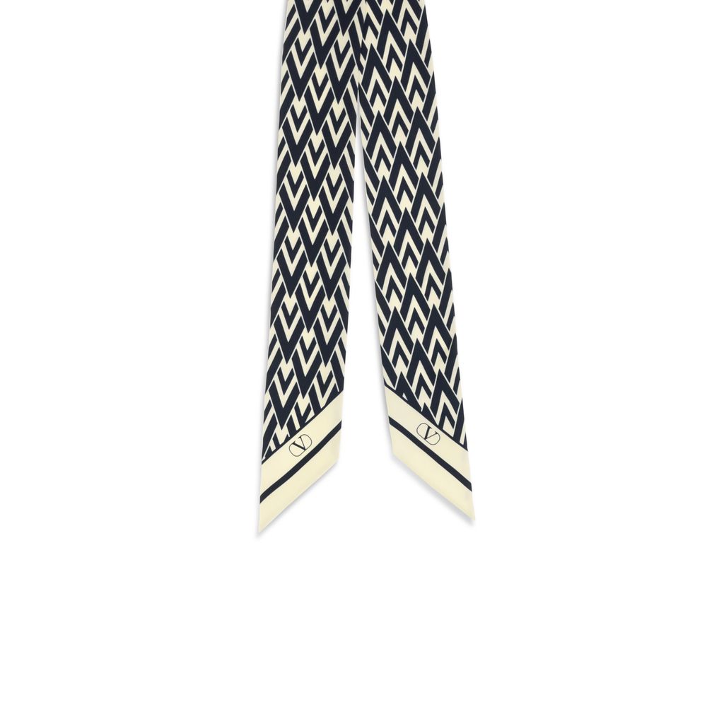Blue Silk Scarf