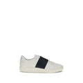 Blue Calf Leather Bos Taurus Low Top Sneakers