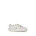 White Calf Leather Bos Taurus Sneakers