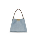 Blue Calf Leather Bos Taurus Handbag