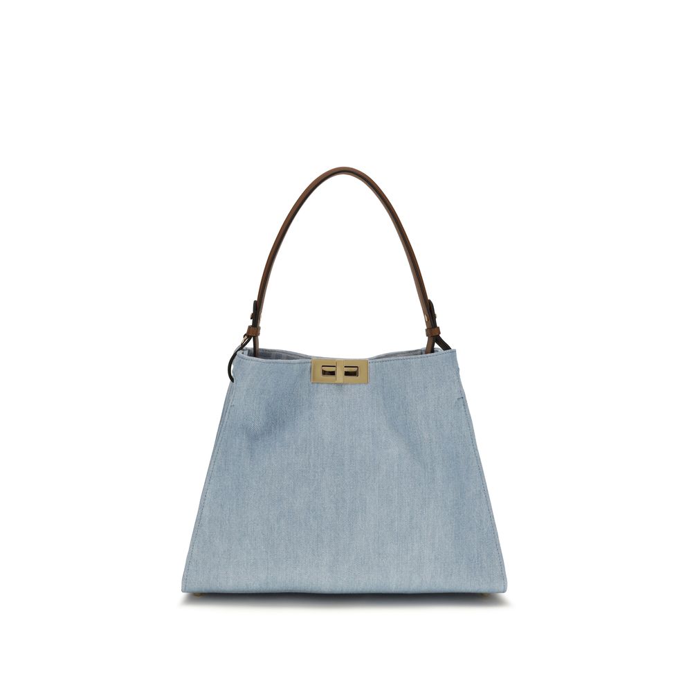 Blue Calf Leather Bos Taurus Handbag