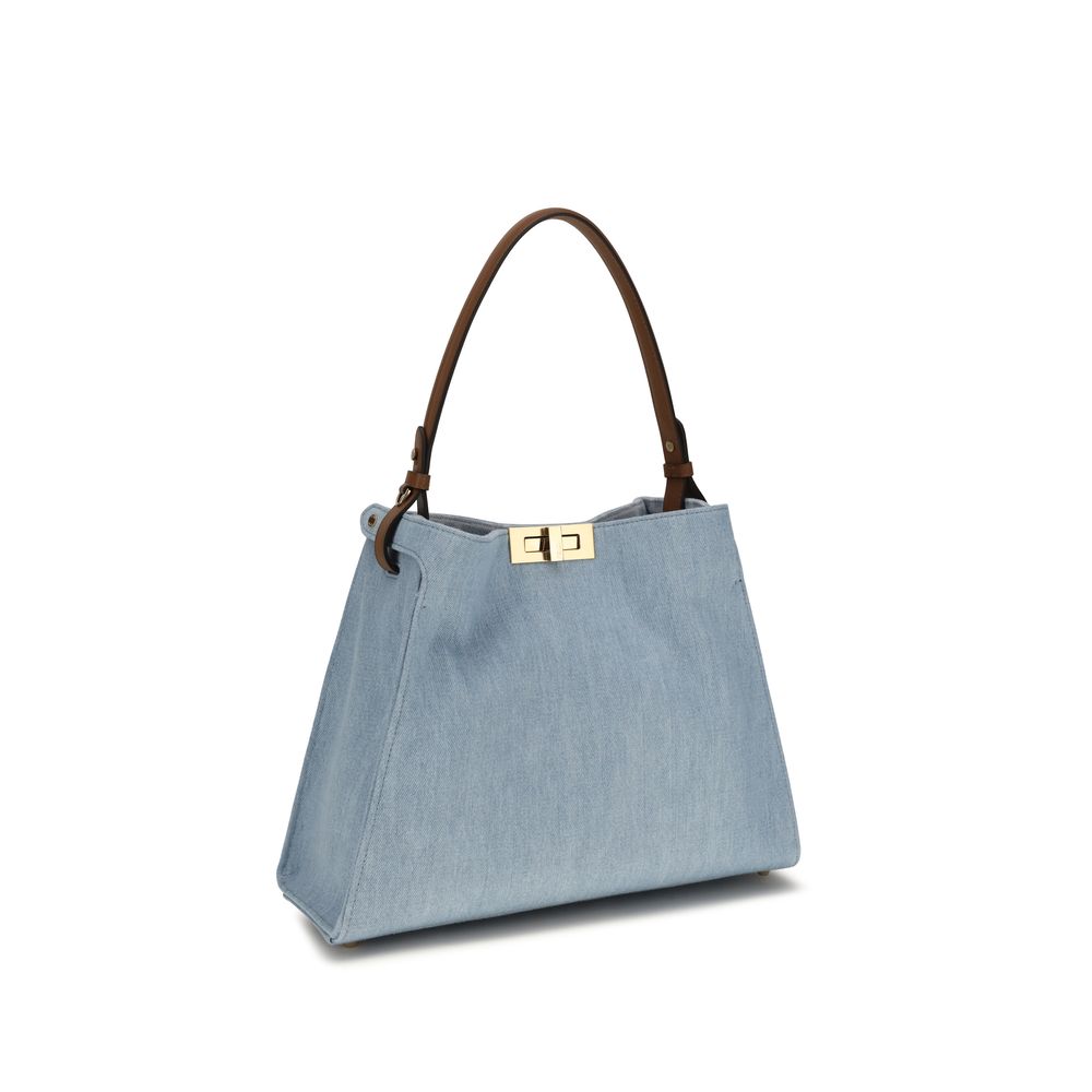 Blue Calf Leather Bos Taurus Handbag