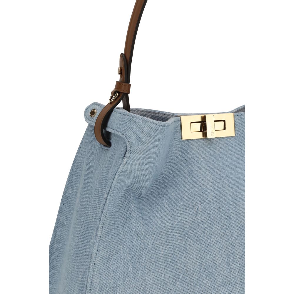 Blue Calf Leather Bos Taurus Handbag