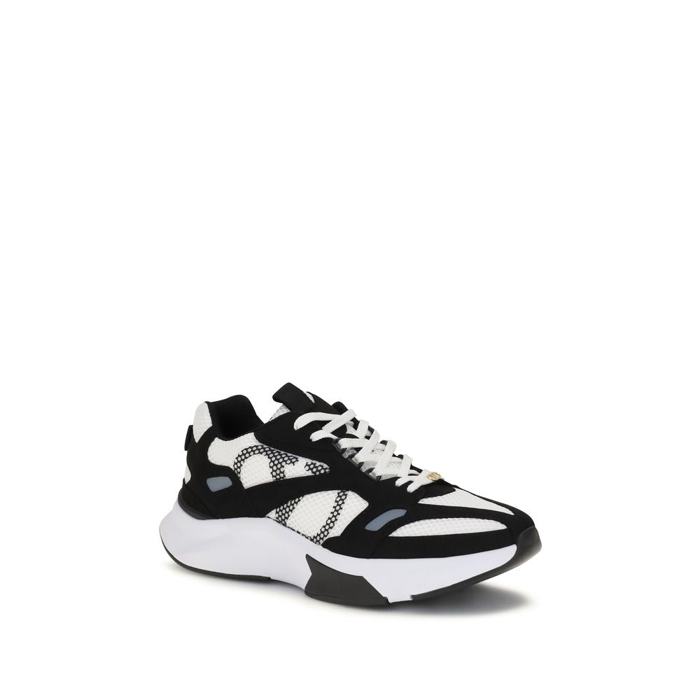 Multicolor Fabric Athletic Sneakers