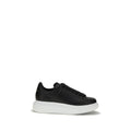 Black Calf Leather Bos Taurus Platform Sneakers