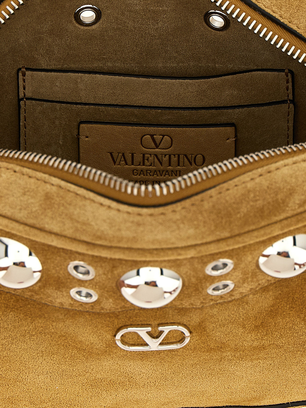 Beige Cowhide Crossbody Bag