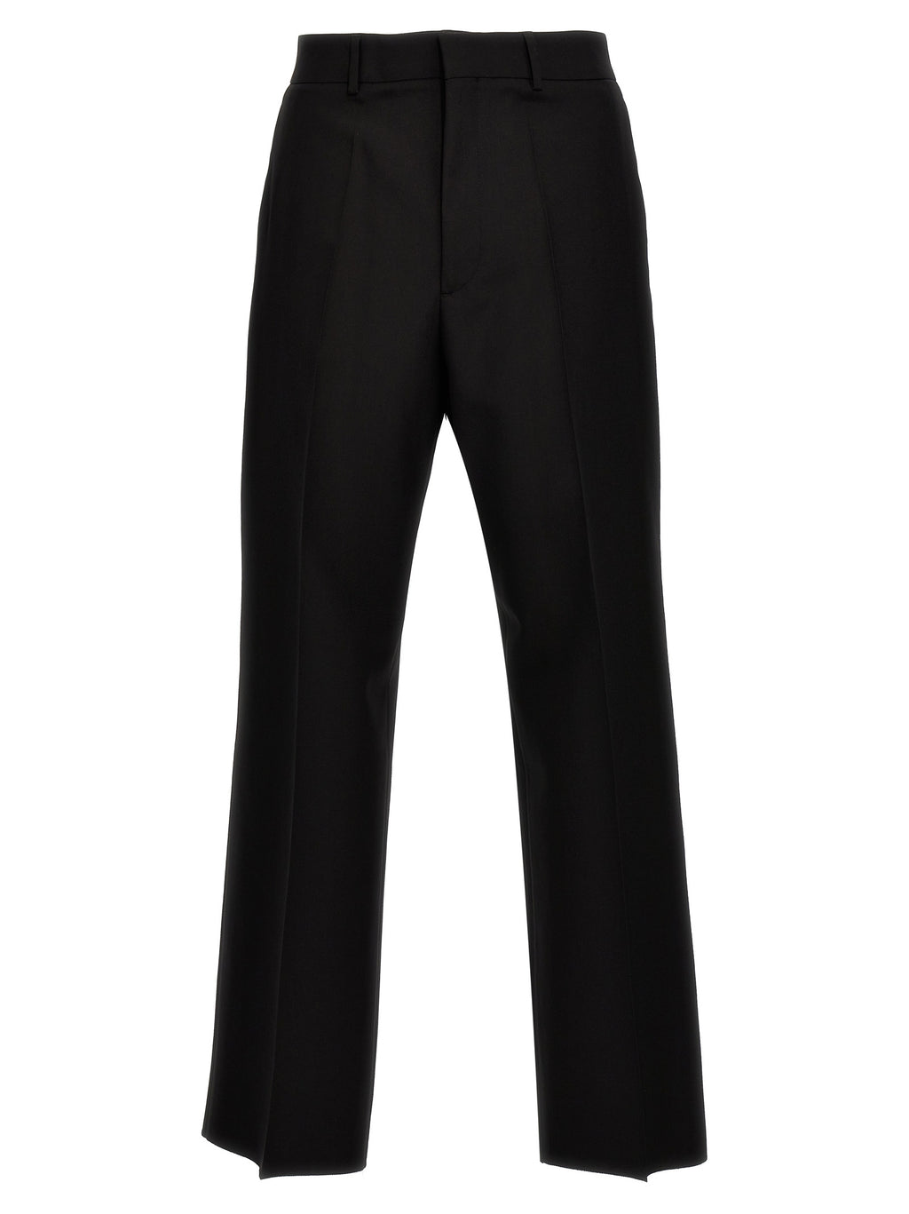 Black Virgin Wool Dress Pants