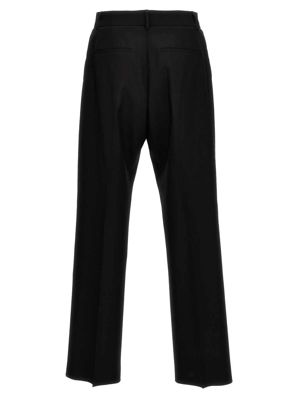 Black Virgin Wool Dress Pants